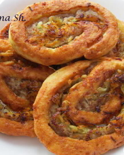 Рецепт рулета с фаршем