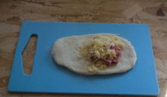 рулеты с ветчиной