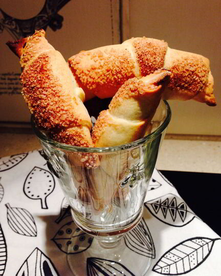 Рецепт сладких рулетиков с сухофруктами