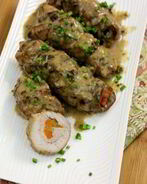 Свиные рулетики с начинкой