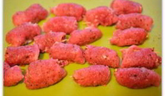 свиные рулетики с сыром