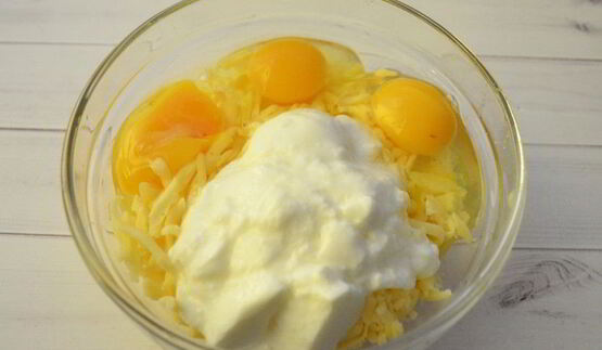 сырно-мясной рулет