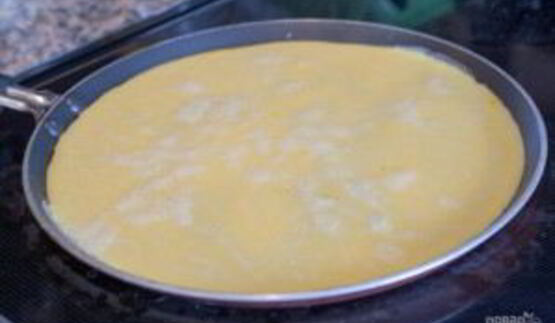 яичные рулетики с начинкой