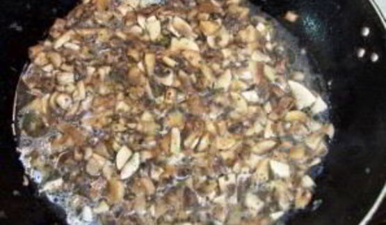 самса с курицей и грибами