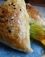 Слоеная самса с тыквой