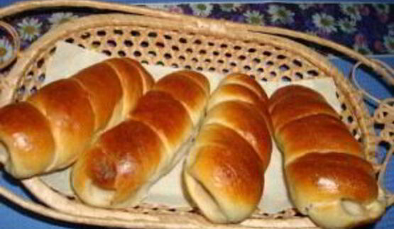 сосиски в тесте без дрожжей