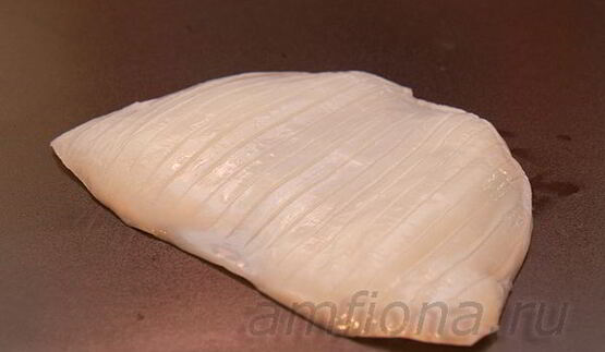 нигири-суши с кальмаром