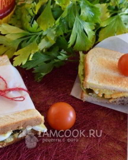 Рецепт рыбного сэндвича