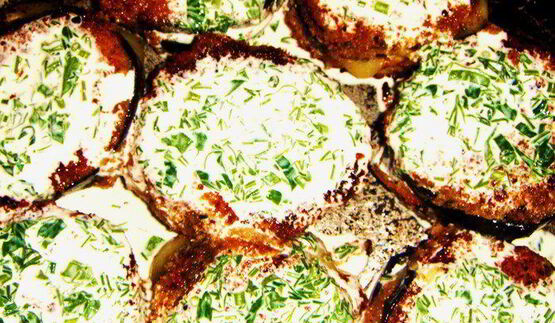 сэндвич из баклажанов с сыром в хрустящей панировке