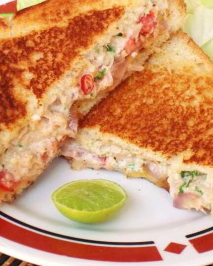 Рецепт сэндвича с красной рыбой