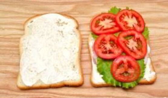 сэндвич с ветчиной