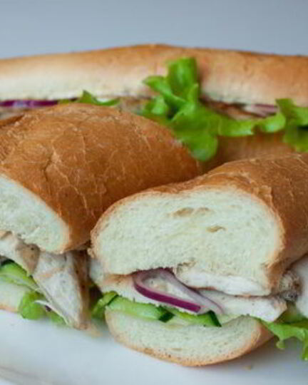 Рецепт сэндвичей с курицей и маринованным цуккини