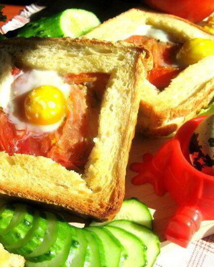 Рецепт сэндвичей с окошком