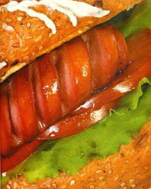 Сэндвичи с жареными сосисками