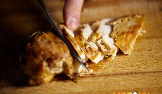 теплый сэндвич с куриной грудкой