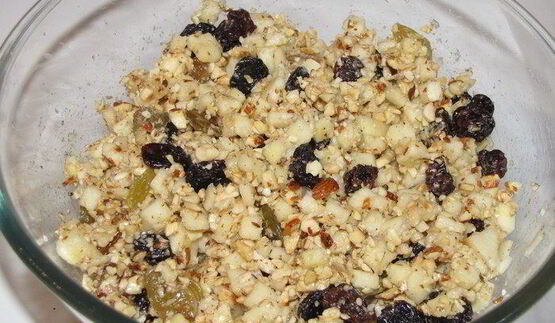 бельгийские тарталетки с фруктово-ореховой начинкой