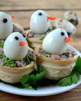 Новогодние тарталетки Петушки