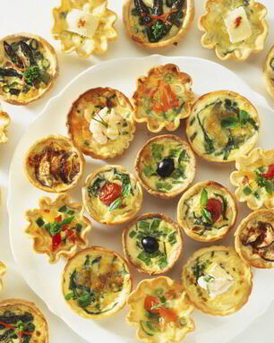 Тарталетка с печенью трески