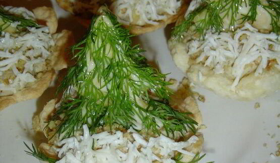 тарталетки елочки