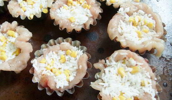 тарталетки из куриного филе с сочной начинкой