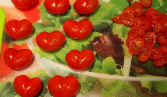 тарталетки красное сердце