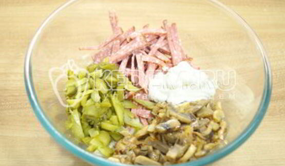 тарталетки с грибами праздничные