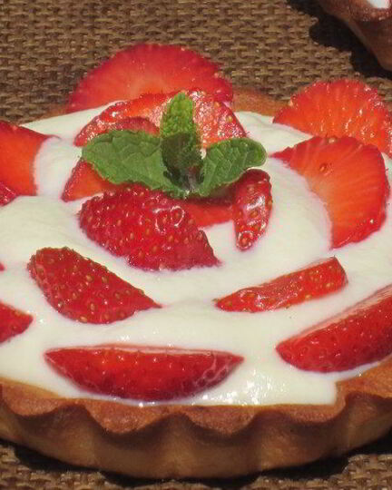 Рецепт тарталеток с клубникой и белым шоколадом