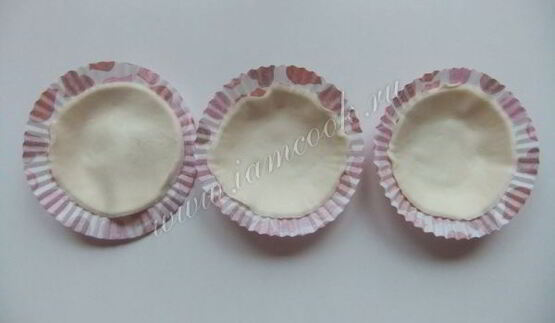 тарталетки с козьим сыром и медом