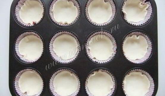 тарталетки с козьим сыром и медом