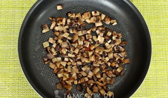 тарталетки с курицей и грибами