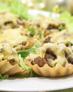 Тарталетки с начинкой Новогодний сюрприз