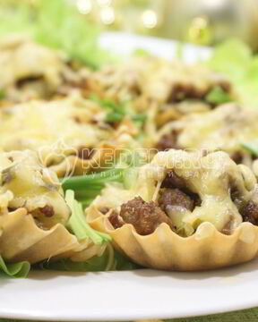 Тарталетки с начинкой Новогодний сюрприз