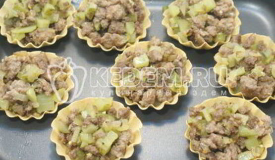 тарталетки с начинкой новогодний сюрприз