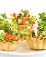 Тарталетки с овощами