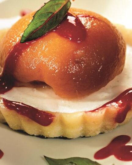 Рецепт тарталеток с персиками