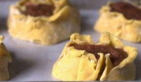 тарталетки с ревенем