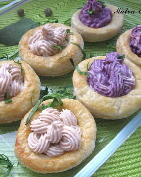 Тарталетки с рыбным муссом