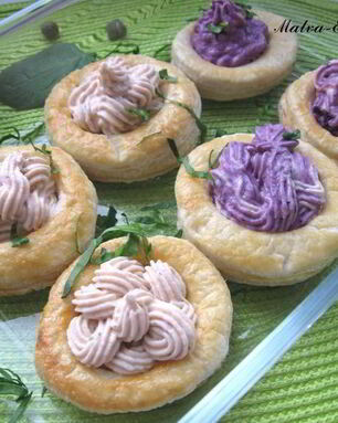 Тарталетки с рыбным муссом