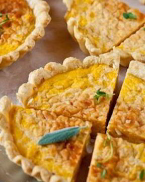 Тарталетки с тыквой и травами