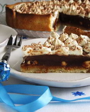 Карамельно-шоколадный тарт