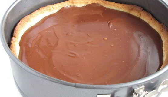 карамельно-шоколадный тарт