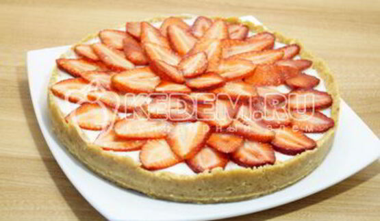 клубничный тарт без выпечки