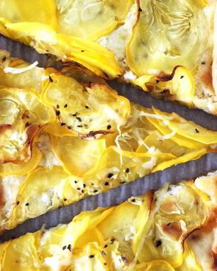 Легкий овощной тарт с сыром