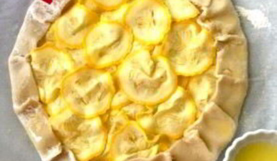 легкий овощной тарт с сыром