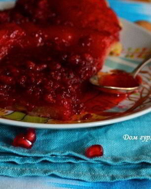 Малиновый тарт татен