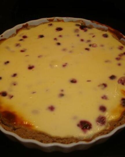 Рецепт ржаного тарта с черного смородиного