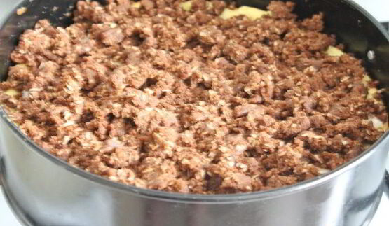 шоколадно-кокосовый тарт