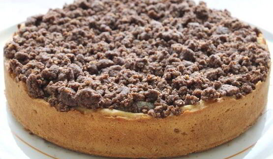 шоколадно-кокосовый тарт