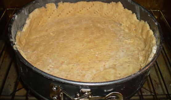 шоколадно-вишневый тарт