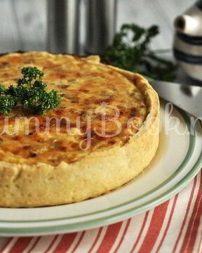 Сырный тарт с луком